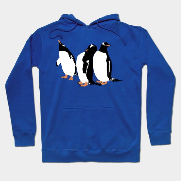 Gentoo Penguins Hoodie by stargatedalek